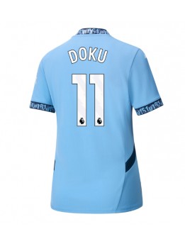 Manchester City Jeremy Doku #11 Zenski Domaci Dres 2024-25 Kratak Rukavima